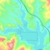 Pyramid Lake topographic map, elevation, terrain