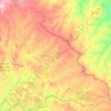 Haut-Mbomou topographic map, elevation, terrain