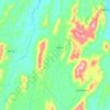 Inema topographic map, elevation, terrain