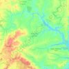 Bono East Region topographic map, elevation, terrain