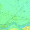Zlatná na Ostrove topographic map, elevation, terrain