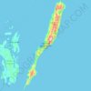 Pulau Kei Besar (Nuhu Yut) topographic map, elevation, terrain