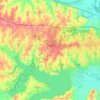 Kanwaka Township topographic map, elevation, terrain