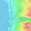 Mastita topographic map, elevation, terrain