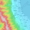 银桥镇 topographic map, elevation, terrain