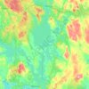 Keurusselkä topographic map, elevation, terrain