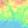 Tornio topographic map, elevation, terrain