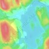 Lac Cloutier topographic map, elevation, terrain
