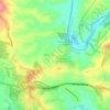 Muirlea topographic map, elevation, terrain