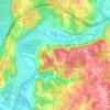 Grandview topographic map, elevation, terrain