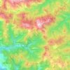 Stazzema topographic map, elevation, terrain