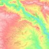 Millares topographic map, elevation, terrain