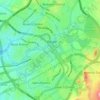 Gwagwalada topographic map, elevation, terrain