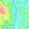 Paso Robles topographic map, elevation, terrain