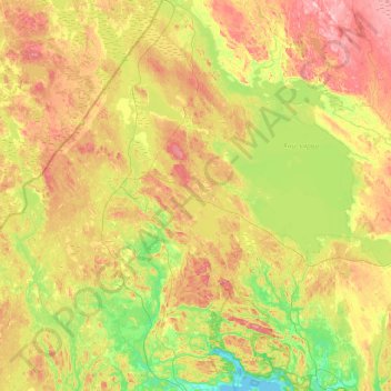 Кааламское сельское поселение topographic map, elevation, terrain
