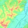 Govone topographic map, elevation, terrain