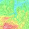 Kambja vald topographic map, elevation, terrain