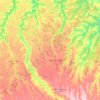 Vera topographic map, elevation, terrain