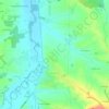 Preignan topographic map, elevation, terrain