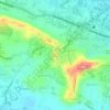 Situs Giri Kedaton topographic map, elevation, terrain