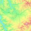 Ocongate topographic map, elevation, terrain