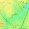 Villa Maipú topographic map, elevation, terrain