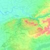 Narmada District topographic map, elevation, terrain
