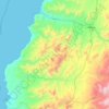 Freirina topographic map, elevation, terrain