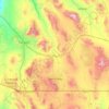 San Pedro River topographic map, elevation, terrain