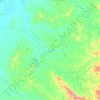 Araguapaz topographic map, elevation, terrain