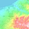 Sènnaru/Sennori topographic map, elevation, terrain