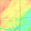 Town of Stiles topographic map, elevation, terrain