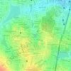 Puttenhalli Lake topographic map, elevation, terrain