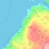 Raahe topographic map, elevation, terrain