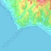 Santa Marinella topographic map, elevation, terrain