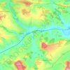 Tisbury topographic map, elevation, terrain