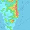 Hàm Ninh topographic map, elevation, terrain