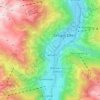 Hippach topographic map, elevation, terrain