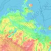 Vorpommern topographic map, elevation, terrain