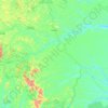 Itabela topographic map, elevation, terrain