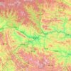 安康市 / Ankang topographic map, elevation, terrain