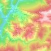 Farrera topographic map, elevation, terrain