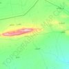 Sinjar District topographic map, elevation, terrain