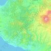 Whanganui River topographic map, elevation, terrain