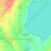 Bay County topographic map, elevation, terrain