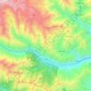 Locana topographic map, elevation, terrain