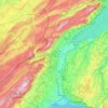 District du Jura-Nord vaudois topographic map, elevation, terrain