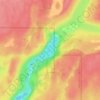 Hog Lake topographic map, elevation, terrain