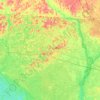 Madison County topographic map, elevation, terrain