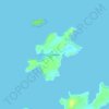 Isla Mina topographic map, elevation, terrain